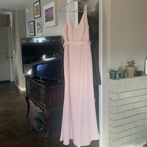Vera wang size 12 blush rose wedding dress